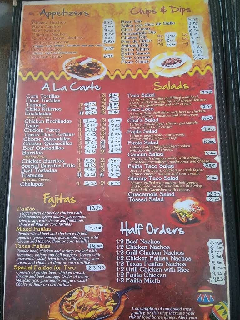 Fiesta Grill Menu 6