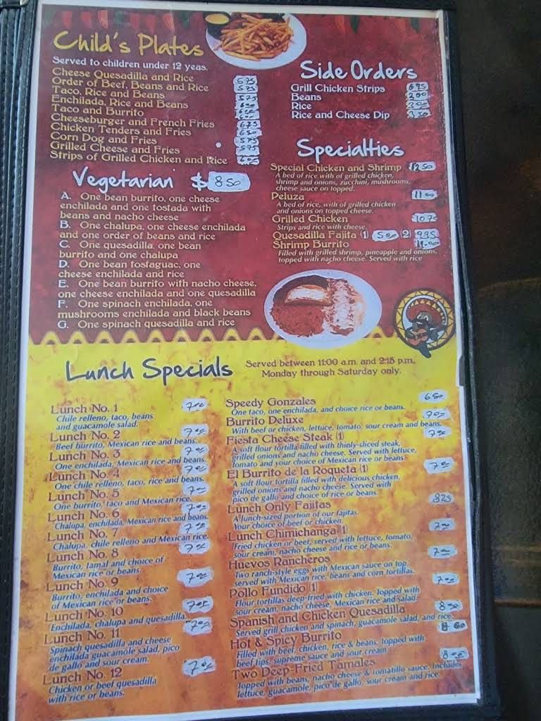 Fiesta Grill Menu 7