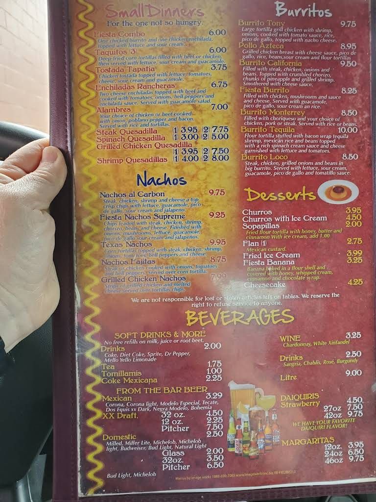 Fiesta Grill Menu 8